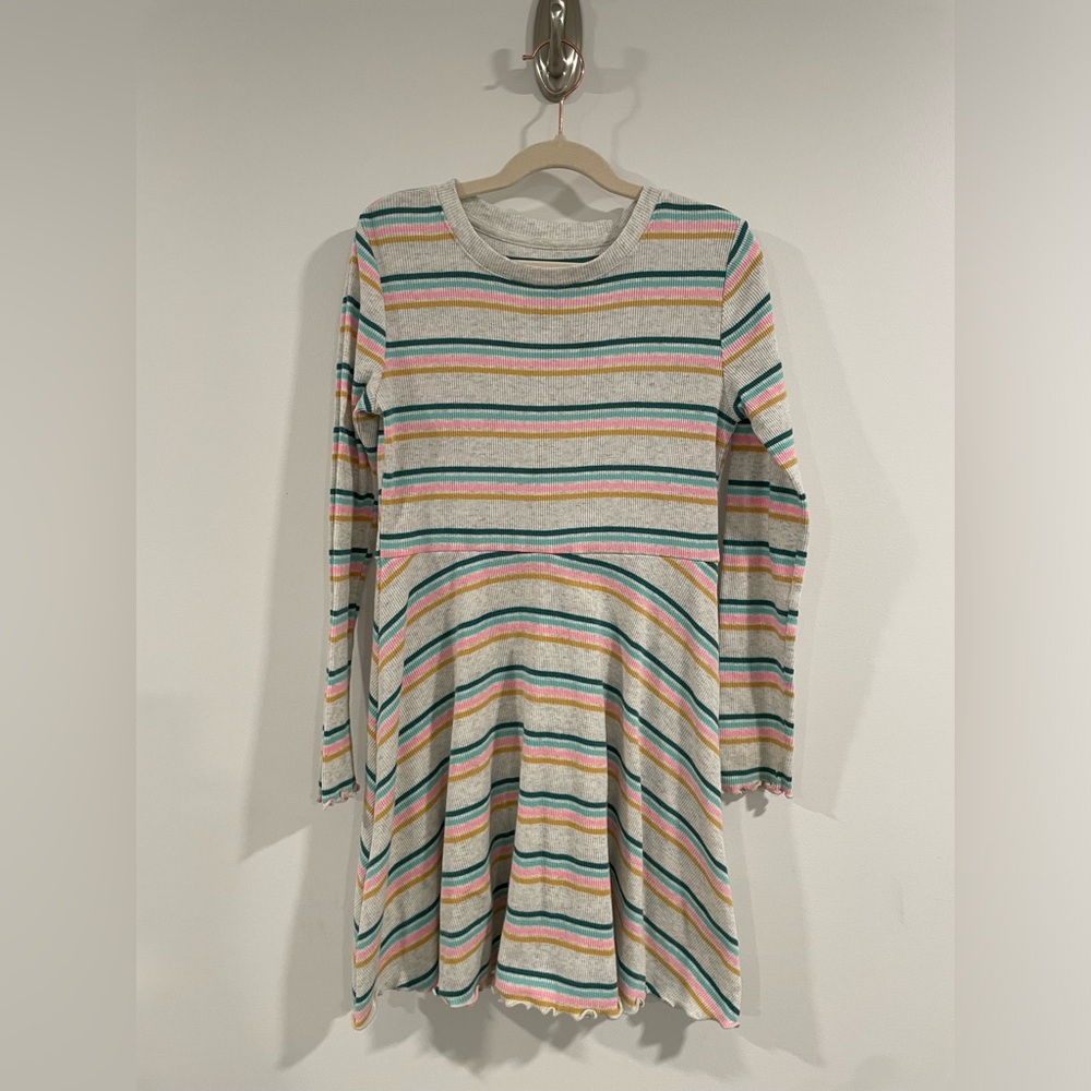 Striped Long Sleeve Dress